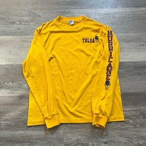 Russell Athletic Yellow Tulsa Long Sleeve Tee